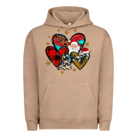 Pigment Burro heart  wood slice ornament Urban Hoodie - JahusDesignShop