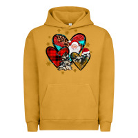 Pigment Peanut Butter heart  wood slice ornament Urban Hoodie - JahusDesignShop