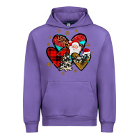 Tulip heart  wood slice ornament Urban Hoodie - JahusDesignShop