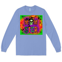 Colony Blue Momster Tumbler Long Sleeve Tee - BundleAndBundleShop