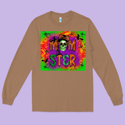 Momster Tumbler Long Sleeve Tee Designed By Bundleandbundleshop