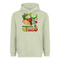 Matcha margarita and taco Heavyweight Hoodie - AdoDesignShop
