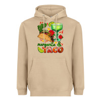 Mushroom margarita and taco Heavyweight Hoodie - AdoDesignShop