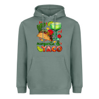 Sage margarita and taco Heavyweight Hoodie - AdoDesignShop