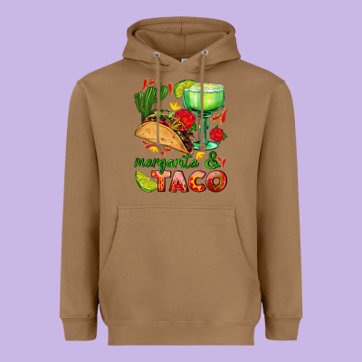 Margarita And Taco Heavyweight Hoodie Designed By Adodesignshop