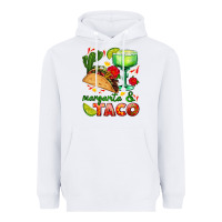 White margarita and taco Heavyweight Hoodie - AdoDesignShop