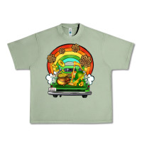 Oil Green St. Patrick's Day truck Urban Heavy Tee - OliviaCreatesArt
