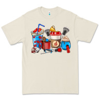 Bone Lacrosse coffee cups Premium Tee - HowdyJamesFarm