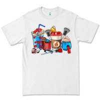 White Lacrosse coffee cups Premium Tee - HowdyJamesFarm
