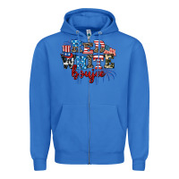 True Royal Red whıte boujee Zipper Hoodie - AdoDesignShop