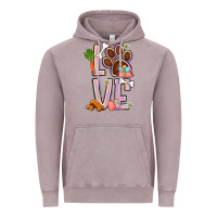 Vintage Zinc Tie dye easter love dog paw Vintage Hoodie - BundleAndBundleShop