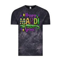 Cloud Black happy mardi gras alligator olivia Vintage Tee - OliviaCreatesArt