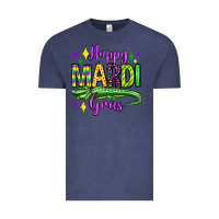 Vintage Denim happy mardi gras alligator olivia Vintage Tee - OliviaCreatesArt