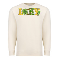 Sandshell lucky horseshoe and four leaf clover Premium Sweatshirt - AdoDesignShop