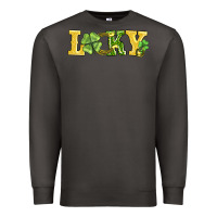 Smoke lucky horseshoe and four leaf clover Premium Sweatshirt - AdoDesignShop