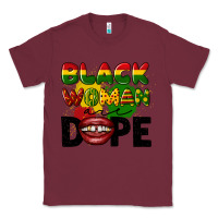 Burgundy black woman are dope Classic Tee - CowGirlArtShop
