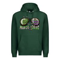 Sports Green mardi gras Premium Hoodie - SublimationCraftShop