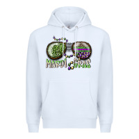 White mardi gras Premium Hoodie - SublimationCraftShop