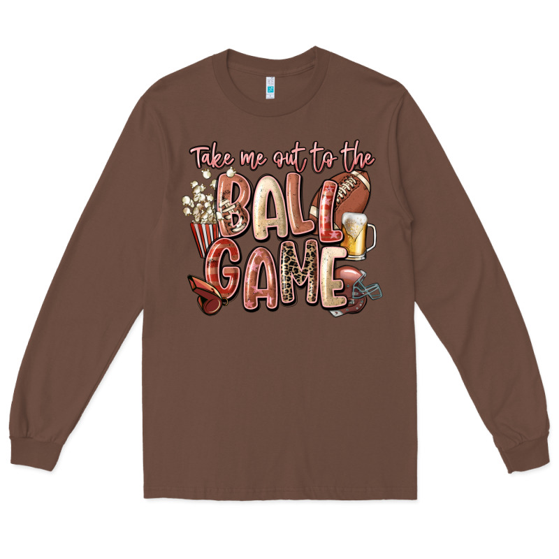Take Me Out To The Ball Game Long Sleeve Tee by FaDigitalArtStudio | Teevron