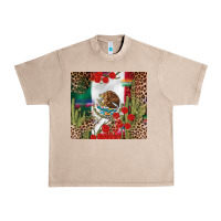 French Oak Mexico flag Urban Heavy Tee - FaDigitalArtStudio