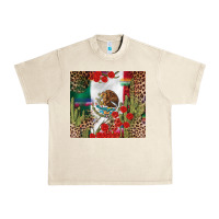 Sandshell Mexico flag Urban Heavy Tee - FaDigitalArtStudio