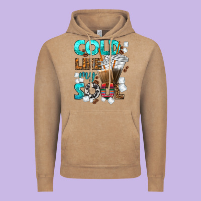 Cold Like My Soul Coffee Cups Bbs Vintage Hoodie Designed By Bundleandbundleshop