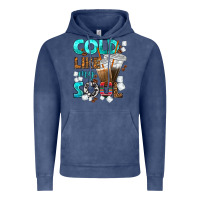 Vintage Denim cold like my soul coffee cups bbs Vintage Hoodie - BundleAndBundleShop