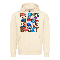 Sandshell red white boozy Zipper Hoodie - AdoDesignShop