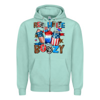 Seafoam red white boozy Zipper Hoodie - AdoDesignShop