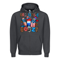 Smoke red white boozy Zipper Hoodie - AdoDesignShop