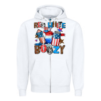 White red white boozy Zipper Hoodie - AdoDesignShop