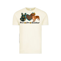 Vintage Arctic peace love dachshund Vintage Tee - RanaPortraitStore