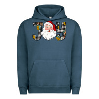 Pigment Midnight Navy joy santa Urban Hoodie - JahusDesignShop