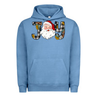Pigment Pebble Blue joy santa Urban Hoodie - JahusDesignShop