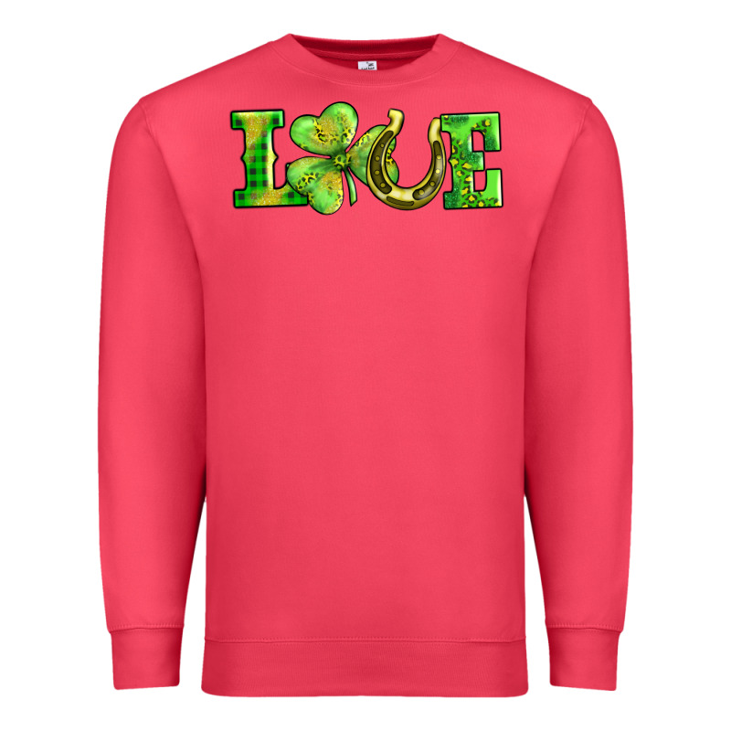 Love With Horseshoe Premium Sweatshirt by AdoDesignShop | Teevron