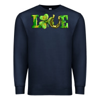 Navy love with horseshoe Premium Sweatshirt - AdoDesignShop