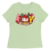 Matcha joy snowman Ladies Tee - CowGirlArtShop