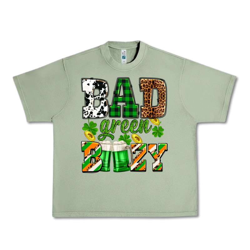 St. Patrick's Bad Green Boozy Urban Heavy Tee by OliviaCreatesArt | Teevron