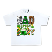 White St. Patrick's Bad green boozy Urban Heavy Tee - OliviaCreatesArt