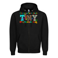 Black its a good day to teach tiny humans Zipper Hoodie - AdoDesignShop