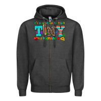 Charcoal Heather its a good day to teach tiny humans Zipper Hoodie - AdoDesignShop