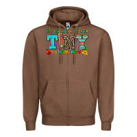Chestnut its a good day to teach tiny humans Zipper Hoodie - AdoDesignShop