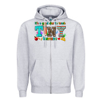 Heather Grey its a good day to teach tiny humans Zipper Hoodie - AdoDesignShop