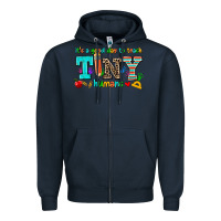Navy its a good day to teach tiny humans Zipper Hoodie - AdoDesignShop