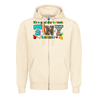 Sandshell its a good day to teach tiny humans Zipper Hoodie - AdoDesignShop