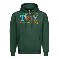Sports Green its a good day to teach tiny humans Zipper Hoodie - AdoDesignShop