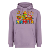 Lavender mamita and sombrero with lime flowers Heavyweight Hoodie - AdoDesignShop