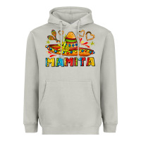 Moon Dust mamita and sombrero with lime flowers Heavyweight Hoodie - AdoDesignShop