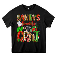 Black santa's favorite cpht Heavy Core Tee - texasbilliewilder