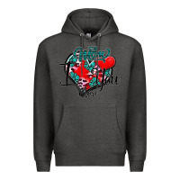 Charcoal Heather Mom I You More Premium Hoodie - SublimationCraftShop